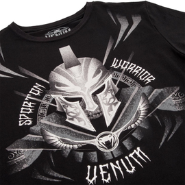 Футболка Venum Gladiator 3.0 T-shirt Black White, Фото № 4