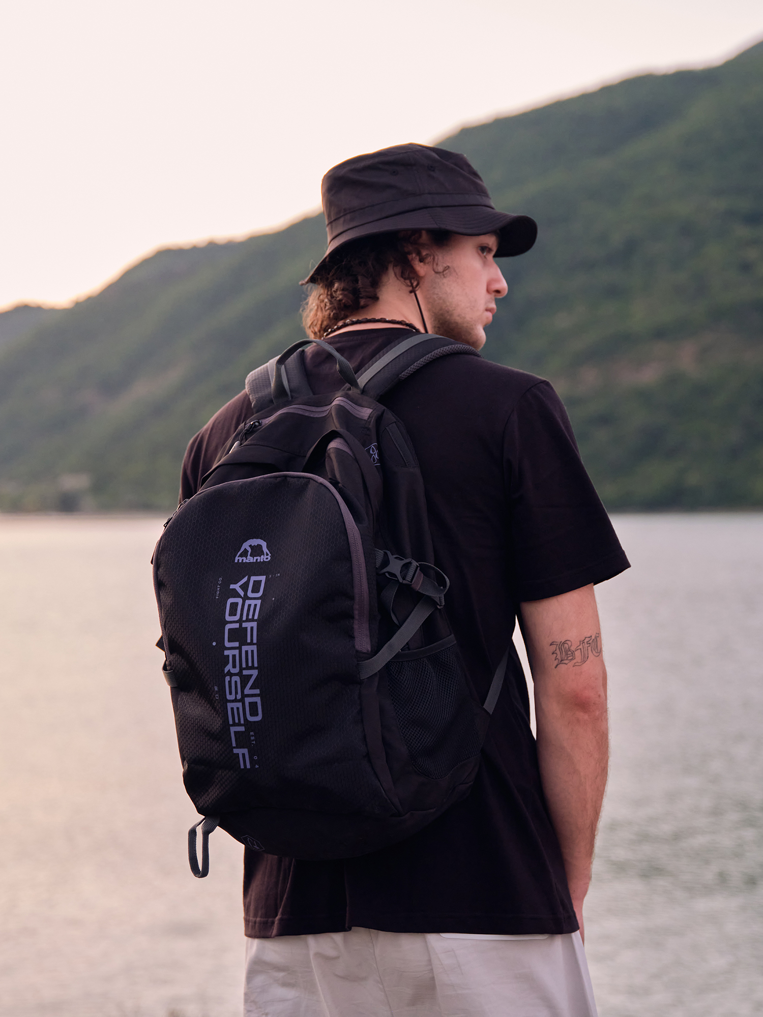 Рюкзак MANTO Backpack Cross Black Purple ціна