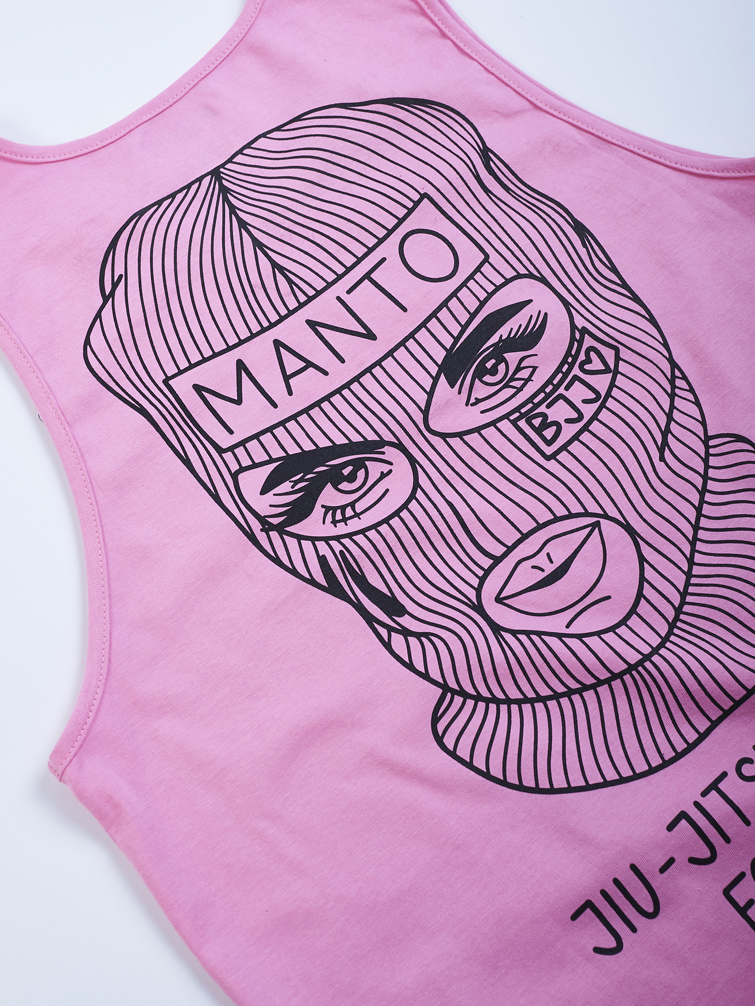 Майка MANTO x KTOF Tank top Balaclava Pink фото