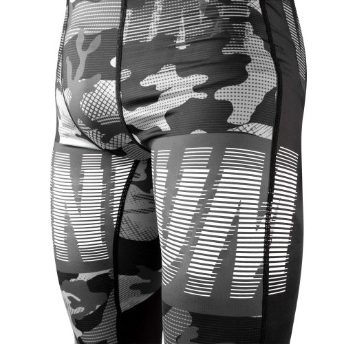Компресійні штани Venum Tactical Spats Urban Camo Black фото