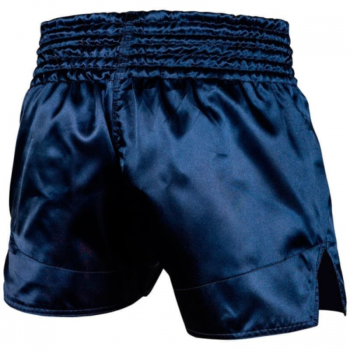 Шорты для тайского бокса Venum Muay Thai Shorts Classic Navy Blue White купить