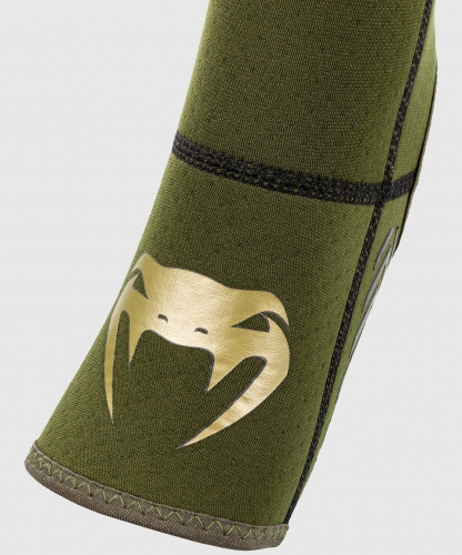 Защита голеностопа Venum Kontact Evo Foot Grips Khaki Gold фото
