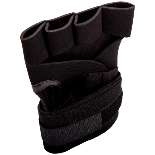 Накладки гелеві бинти Venum Gel Kontact Glove Wraps Black Red оригінал