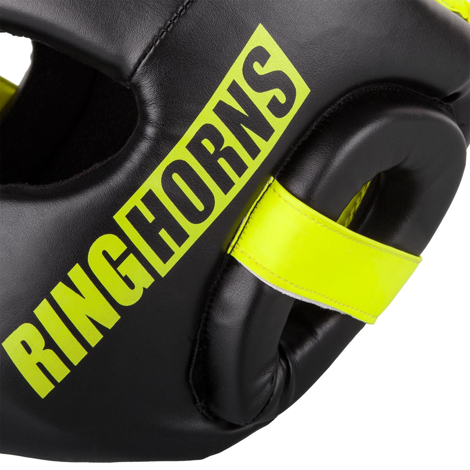 Боксерский шлем Ringhorns Charger Headgear-Black Neo Yellow цена