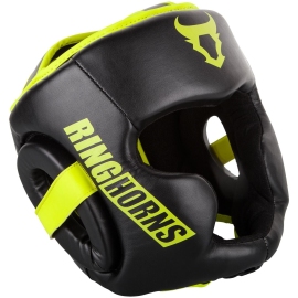 Боксерский шлем Ringhorns Charger Headgear-Black Neo Yellow