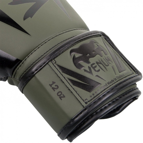 Боксерські рукавиці Venum Elite Boxing Gloves Khaki Black ціна