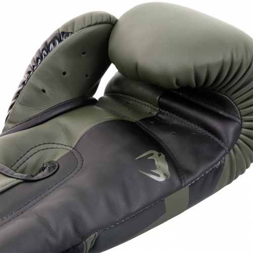 Боксерські рукавиці Venum Elite Boxing Gloves Khaki Black фото