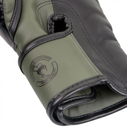 Боксерські рукавиці Venum Elite Boxing Gloves Khaki Black оригінал
