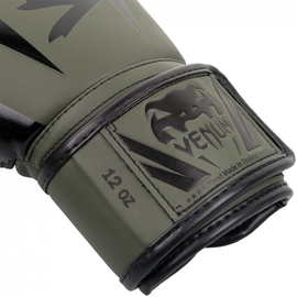 Боксерские перчатки Venum Elite Boxing Gloves Khaki Black, Фото № 3