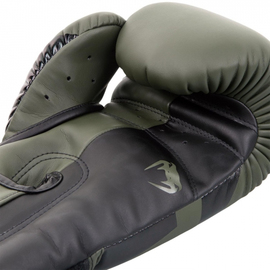 Боксерские перчатки Venum Elite Boxing Gloves Khaki Black, Фото № 4