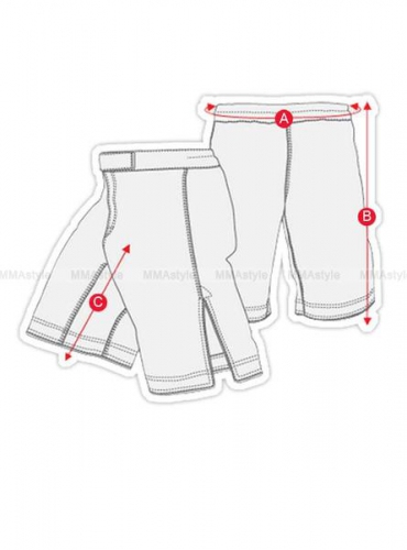 MMA shorts Hayabusa Weld3 Fight Shorts Black original
