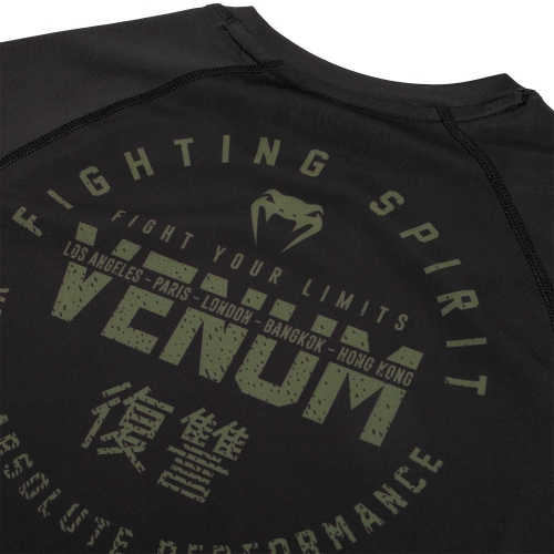 Рашгард Venum Signature Rashguard Long Sleeves Black Khaki Exclusive оригинал