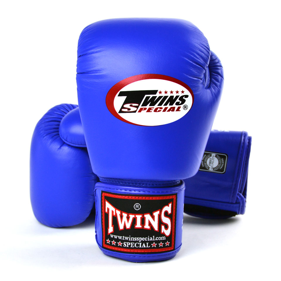 Twins Боксерские перчатки Twins Velcro BGVL3 Blue