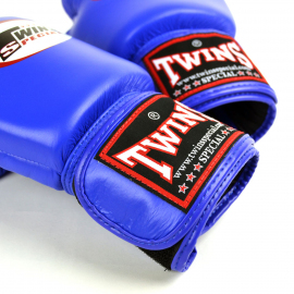 Боксерские перчатки Twins Velcro BGVL3 Blue, Фото № 4