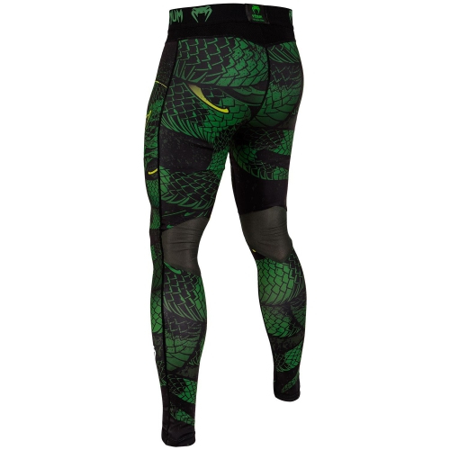 Компрессионные штаны Venum Green Viper Spats Black Green ціна
