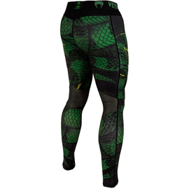 Компрессионные штаны Venum Green Viper Spats Black Green, Фото № 4