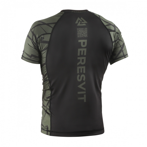 Rashguard Peresvit Rival Rashguard Riffle Green Shortsleeve photo