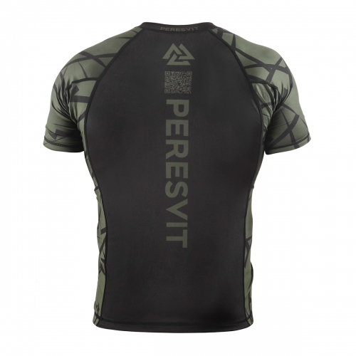 Rashguard Peresvit Rival Rashguard Riffle Green Shortsleeve size