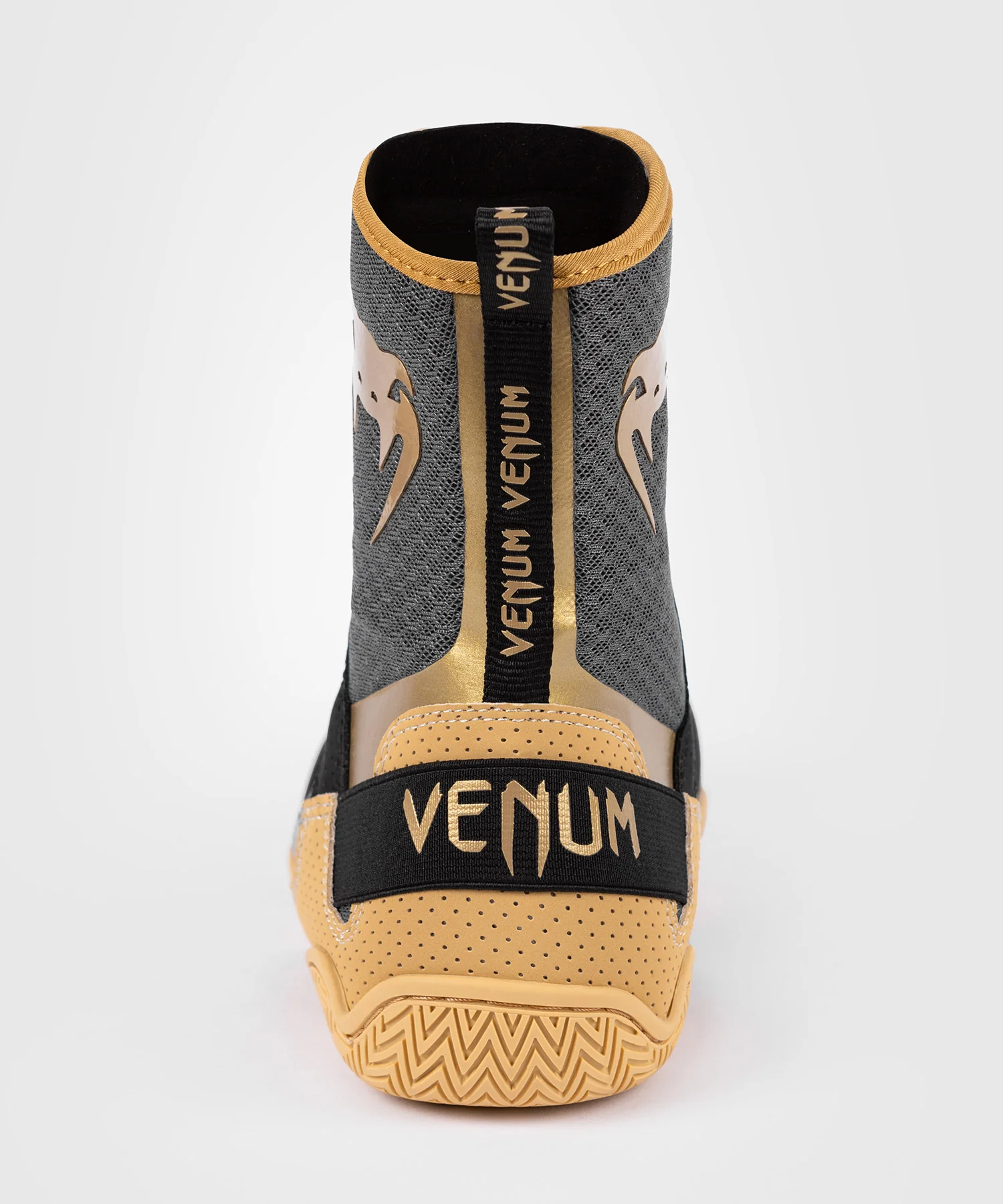 Боксерки Venum Elite Boxing Shoes Black Beige где купить