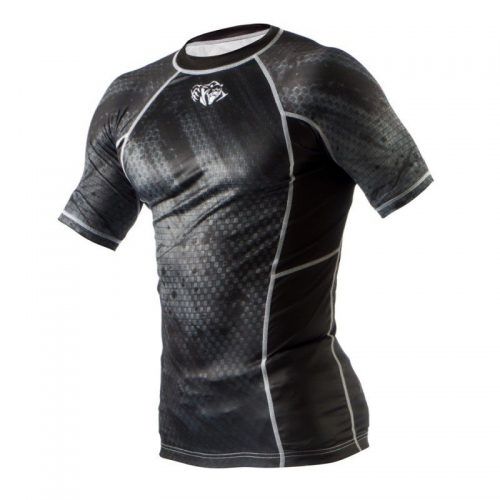 Рашгард Peresvit Immortal Silver Force Rashguard Short Sleeve Black Rain цена