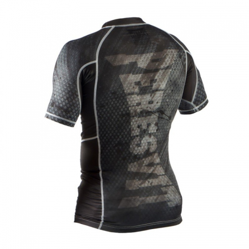 Рашгард Peresvit Immortal Silver Force Rashguard Short Sleeve Black Rain фото