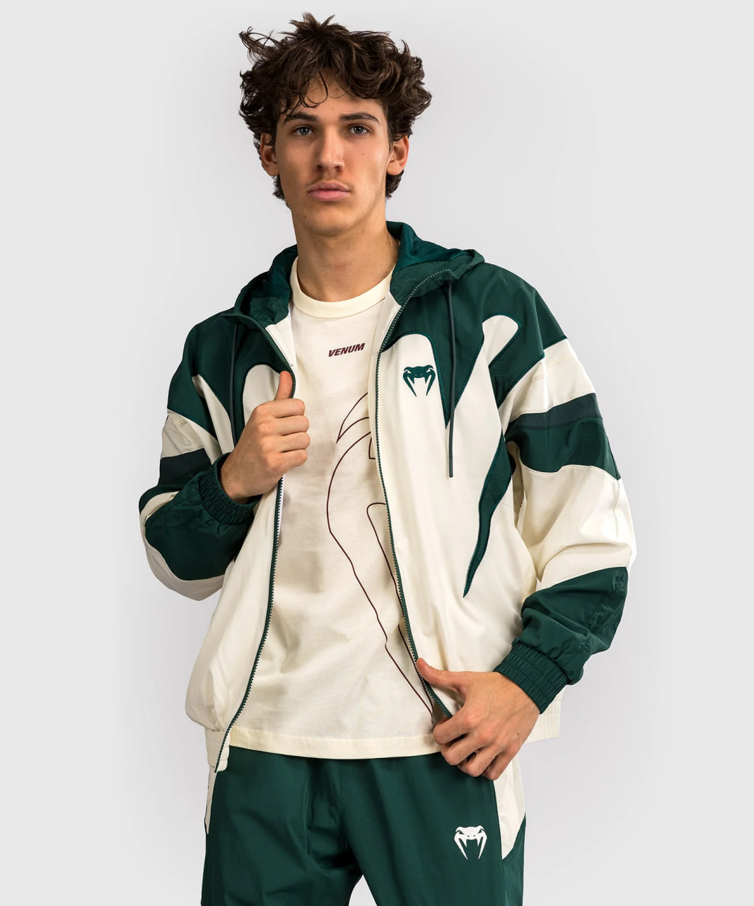 СпортивнЫй костюм Venum Attack 90 Tracksuit Jacket - Forest Green/Ice