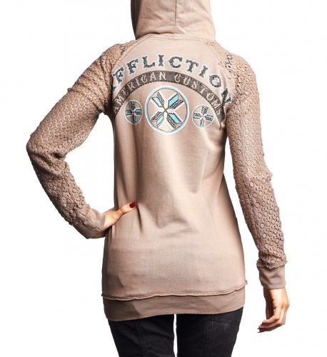 Женская толстовка Affliction AC Arrow Pullover Hood купить