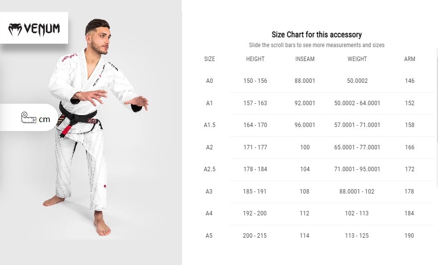 Kimono Venum Reorg BJJ Gi White in Ukraine