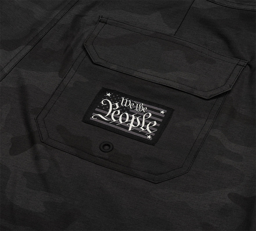 Пляжные шорты Howitzer Skull Flag Boardshort Black Camo цена