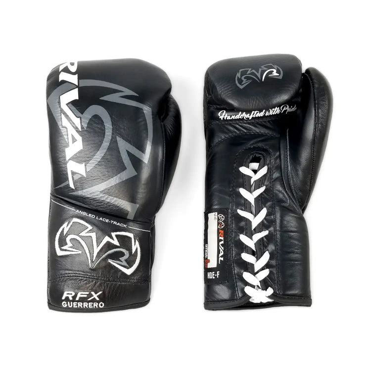 Боксерські рукавиці Rival RFX-Guerrero Pro Fight Gloves HDE-F Black купити