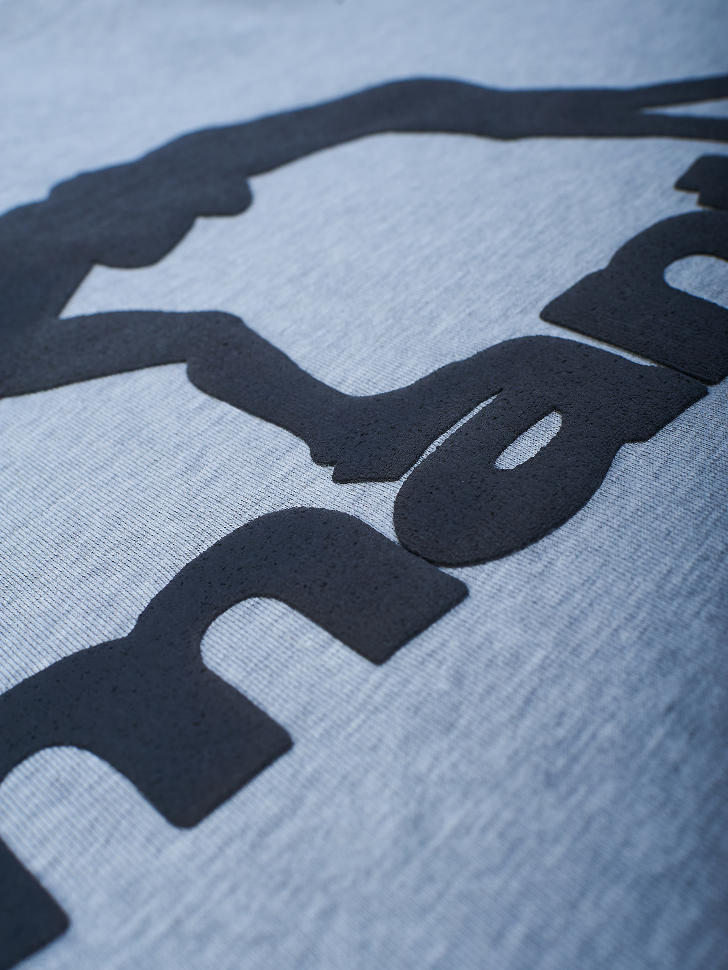 Худі MANTO Hoodie Label Oversize Heather Gray оригінал