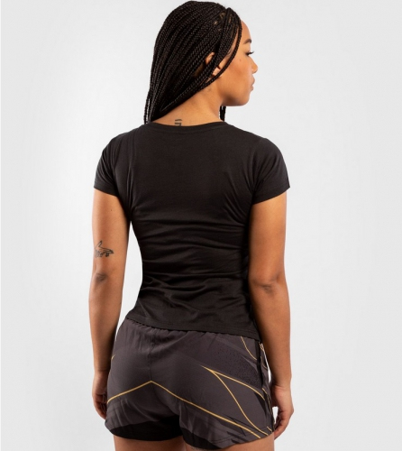 Womens Venum UFC Fight Night Black Gold T-shirt buy