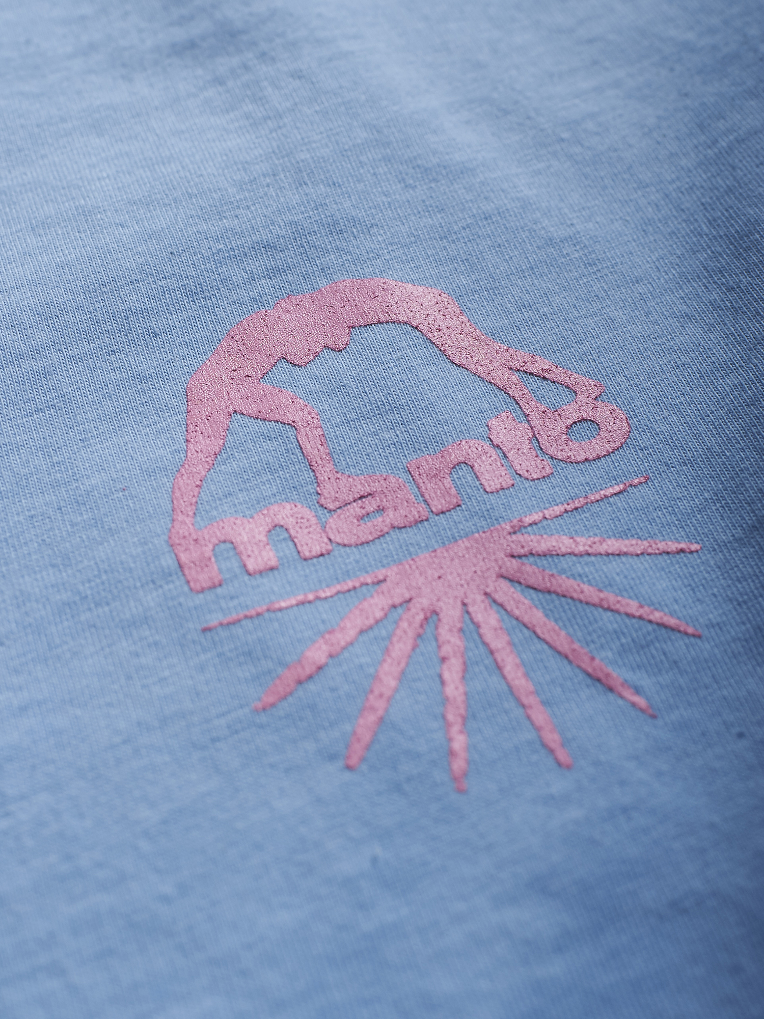 MANTO T-shirt Elbow Azure photo