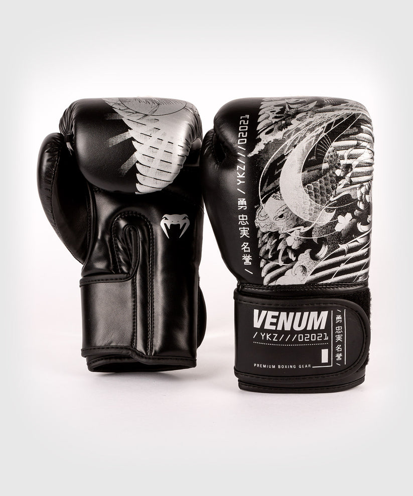 Боксерские перчатки для детей Venum YKZ21 Boxing Gloves For Kids Black White купить