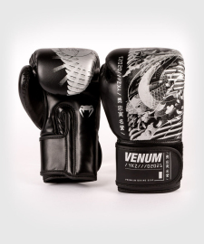 Боксерські рукавиці для дітей Venum YKZ21 Boxing Gloves For Kids Black White купити