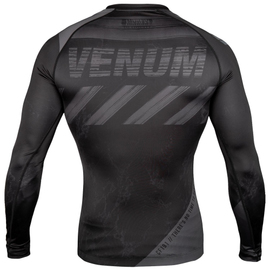 Компрессионная футболка Venum AMRAP Compression T-shirt Long Sleeves Black Grey, Фото № 3