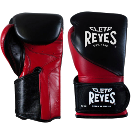 Боксерські рукавиці Cleto Reyes High Precision Leather Training Gloves Black Red