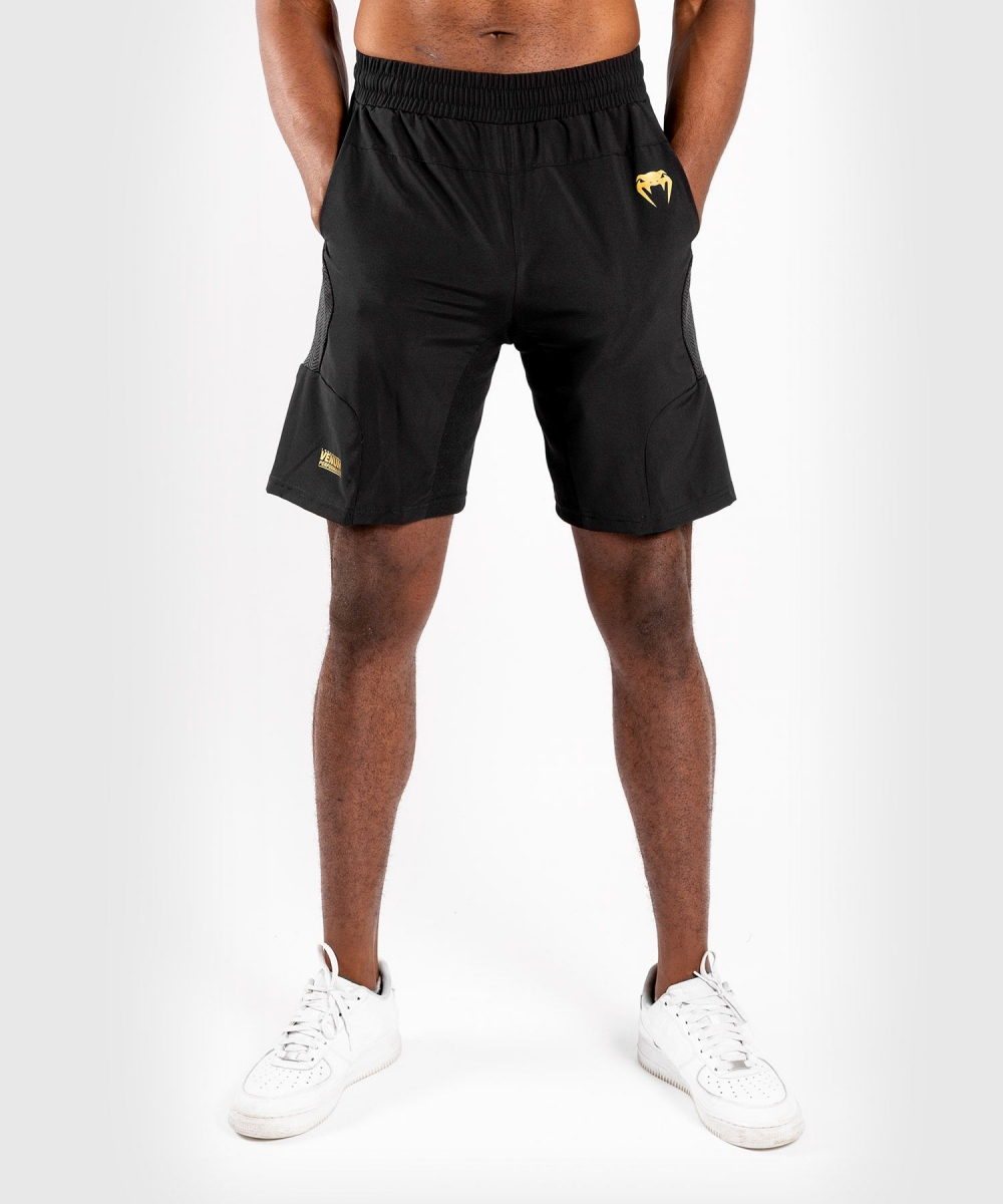 Venum Спортивные шорты Venum G-Fit Training Shorts Black Gold