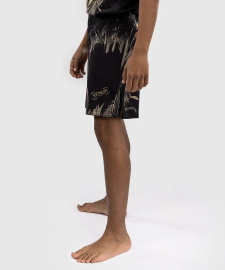 Детские шорты Venum Tiger Kids Fight Shorts Black Neon Orange цена
