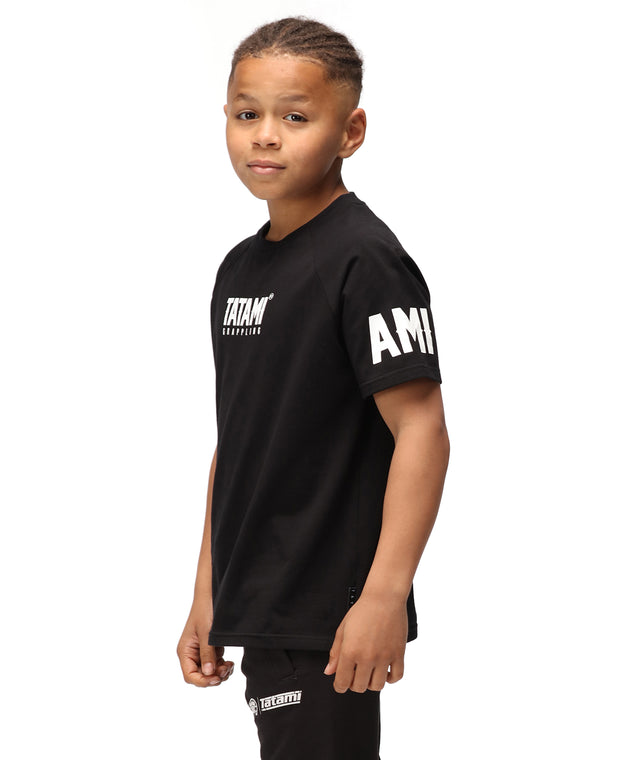 Childrens T-shirt Tatami Kids Raven T-shirt Black price