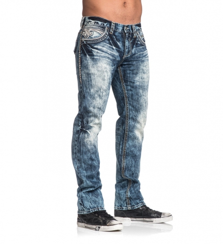 Джинсы Affliction Ace Fleur Valdez Valdez Wash купити