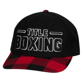 Бейсболка Title Boxing Plaid Flat Bill Adjustable Cap