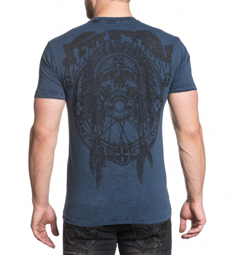 Двостороння футболка Affliction Bull Run Dusk Reversible Tee ціна