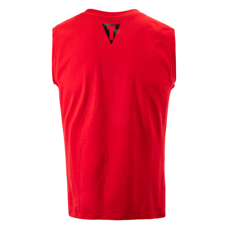 Безрукавка TITLE Boxing Iconic Block Muscle Tee Red Black купить