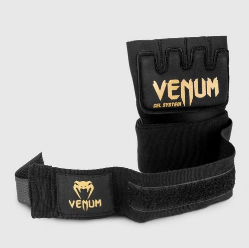 Venum Gel Kontact Glove Wraps Black Gold gel bandages buy