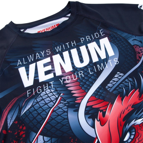 Рашгард Venum Rooster Rashguard Short Sleeves Navy оригинал
