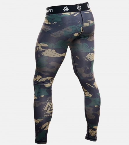 Компрессионные штаны Peresvit Grunge Camo MMA  фото
