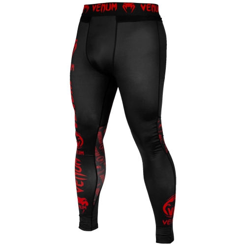 Компресійні штани Venum Logos Tights Black Red купити