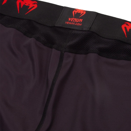 Компресійні штани Venum Logos Tights Black Red фото