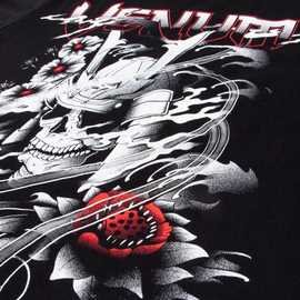 Футболка Venum Samurai Skull T-shirt Black, Фото № 6
